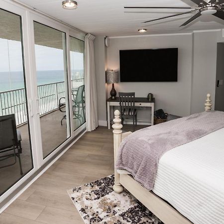 New Rental - 3Br 3Ba Corner Beachfront - 2024 Remodel - 3 Pools, Tiki Hut, Gym, Tennis Panama City Beach Bagian luar foto