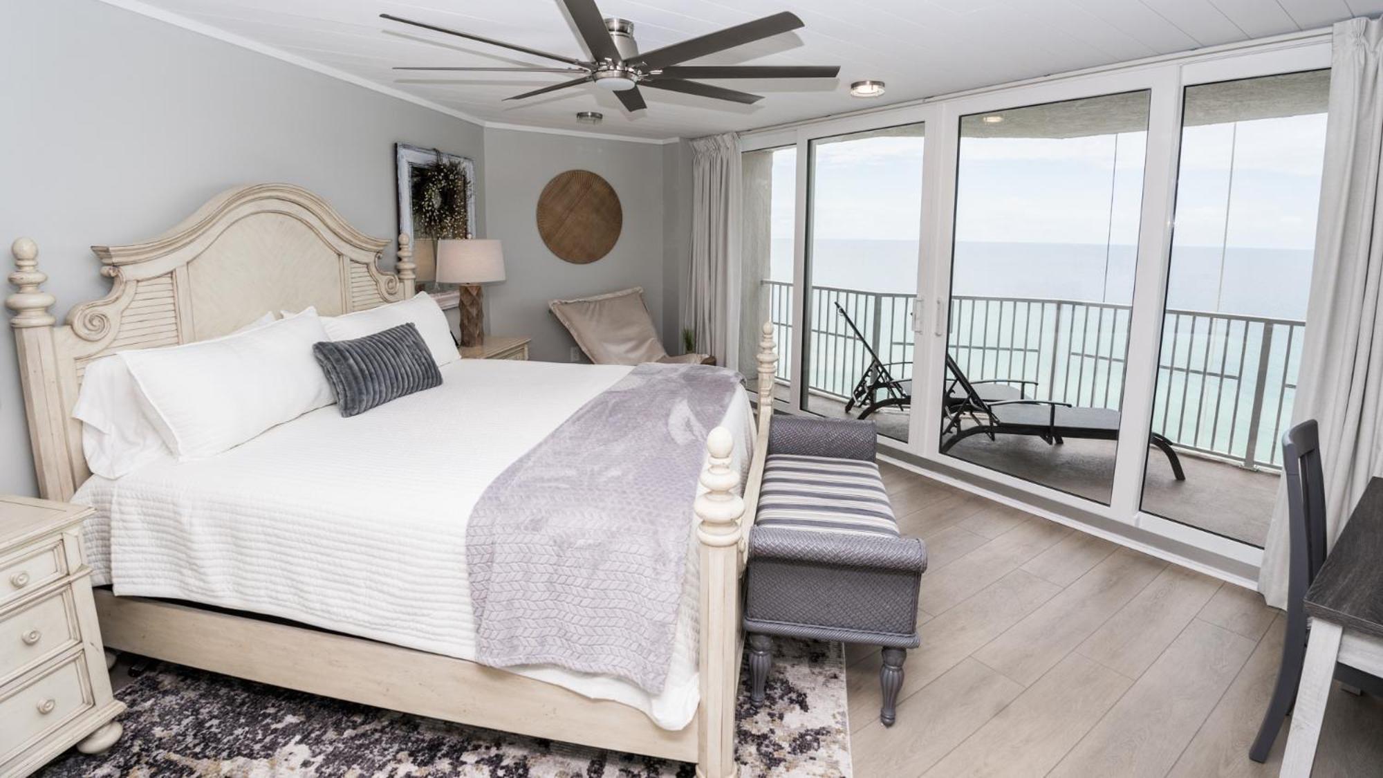 New Rental - 3Br 3Ba Corner Beachfront - 2024 Remodel - 3 Pools, Tiki Hut, Gym, Tennis Panama City Beach Bagian luar foto